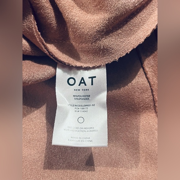 NWT Revolve OAT New York Faux Suede Trench Coat - Picture 11 of 11